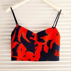 Crop tank bustier style top XS
